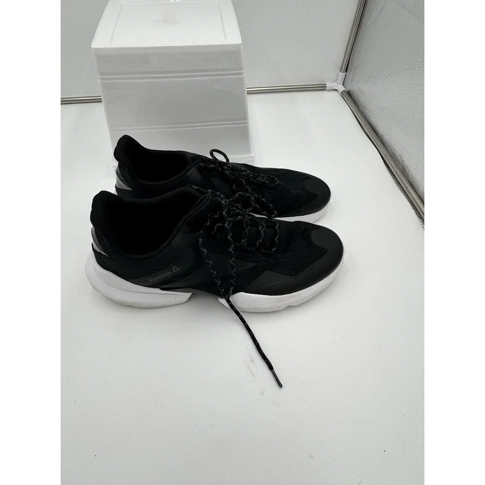 Reebok Men's Split Fuel Sneaker DV5447 Black/True Grey/White Size 13M ulra lite
